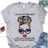 I'm An Autism Mom - Autism Awareness T-shirt And Hoodie 062021