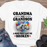 T-shirt et sweat à capuche « Grand-mère et petit-fils » pour la sensibilisation à l'autisme (06/2021)