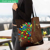 Accept Understand Love - Autism Awareness Tote Bag 062021