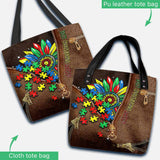 Accept Understand Love - Autism Awareness Tote Bag 062021