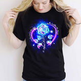 Dieu te tient dans ses bras, je te porte dans mon cœur - T-shirt et sweat à capuche personnalisés en hommage