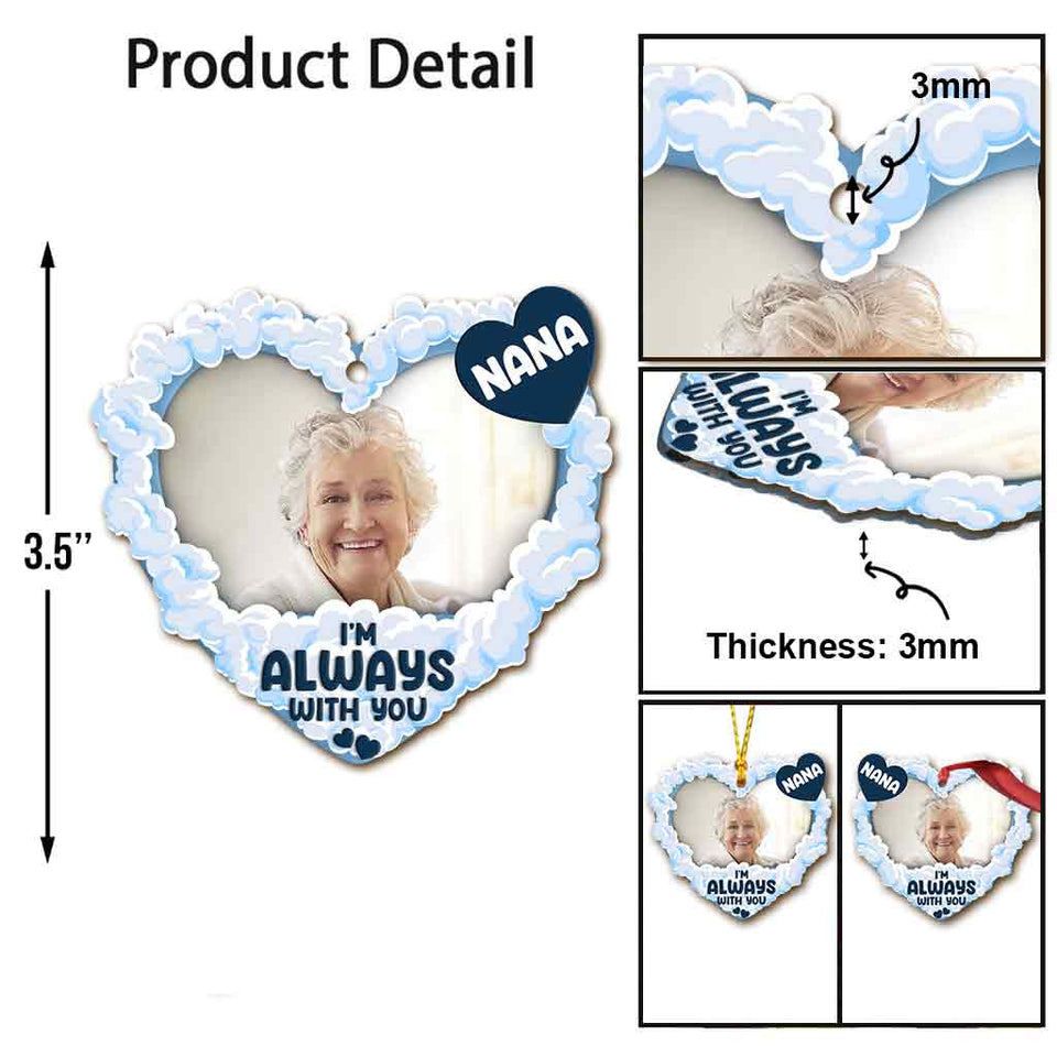 Je suis toujours avec toi - Ornement commémoratif personnalisé