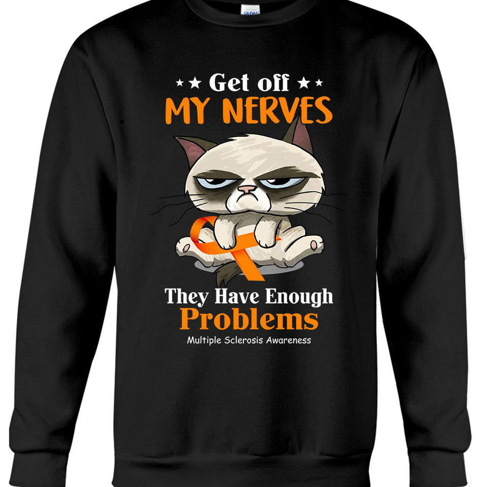 Laissez-moi tranquille ! – T-shirt et sweat à capuche de sensibilisation à la sclérose en plaques 092021