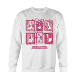 En octobre, on porte du rose - T-shirt et sweat à capuche personnalisés pour la sensibilisation au cancer du sein