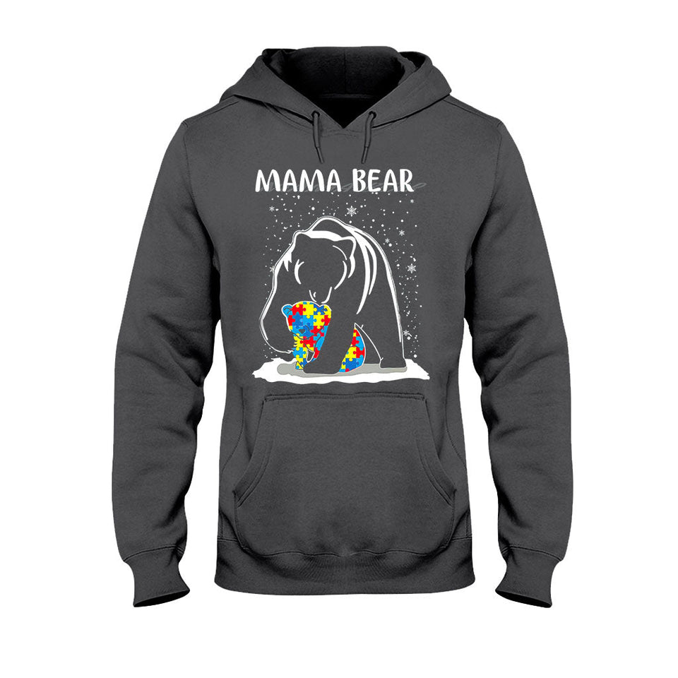 T-shirt et sweat à capuche « Maman Ours » – Sensibilisation à l’autisme 112021