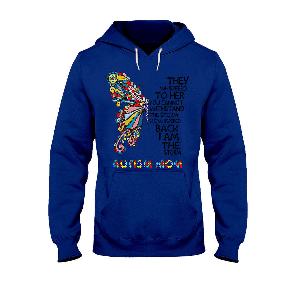 They Whispered To Her - Autism Awareness T-shirt And Hoodie 062021