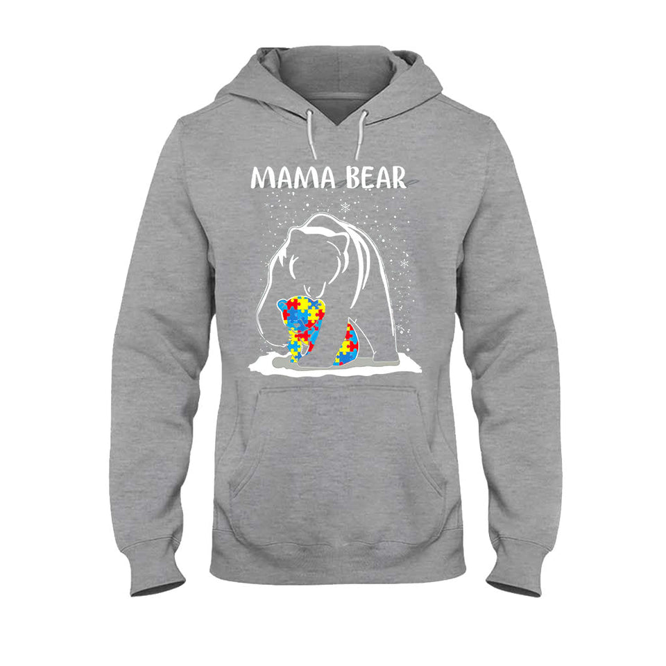 T-shirt et sweat à capuche « Maman Ours » – Sensibilisation à l’autisme 112021