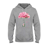 N'abandonnez jamais - T-shirt et sweat à capuche de sensibilisation au cancer du sein 072021
