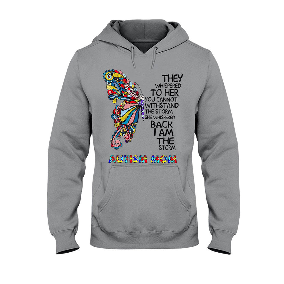 They Whispered To Her - Autism Awareness T-shirt And Hoodie 062021
