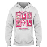 En octobre, on porte du rose - T-shirt et sweat à capuche personnalisés pour la sensibilisation au cancer du sein