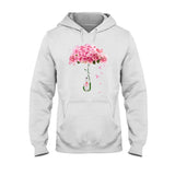 Never Give Up - Breast Cancer Awareness T-shirt and Hoodie