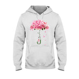 N'abandonnez jamais - T-shirt et sweat à capuche de sensibilisation au cancer du sein 072021