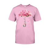 N'abandonnez jamais - T-shirt et sweat à capuche de sensibilisation au cancer du sein 072021
