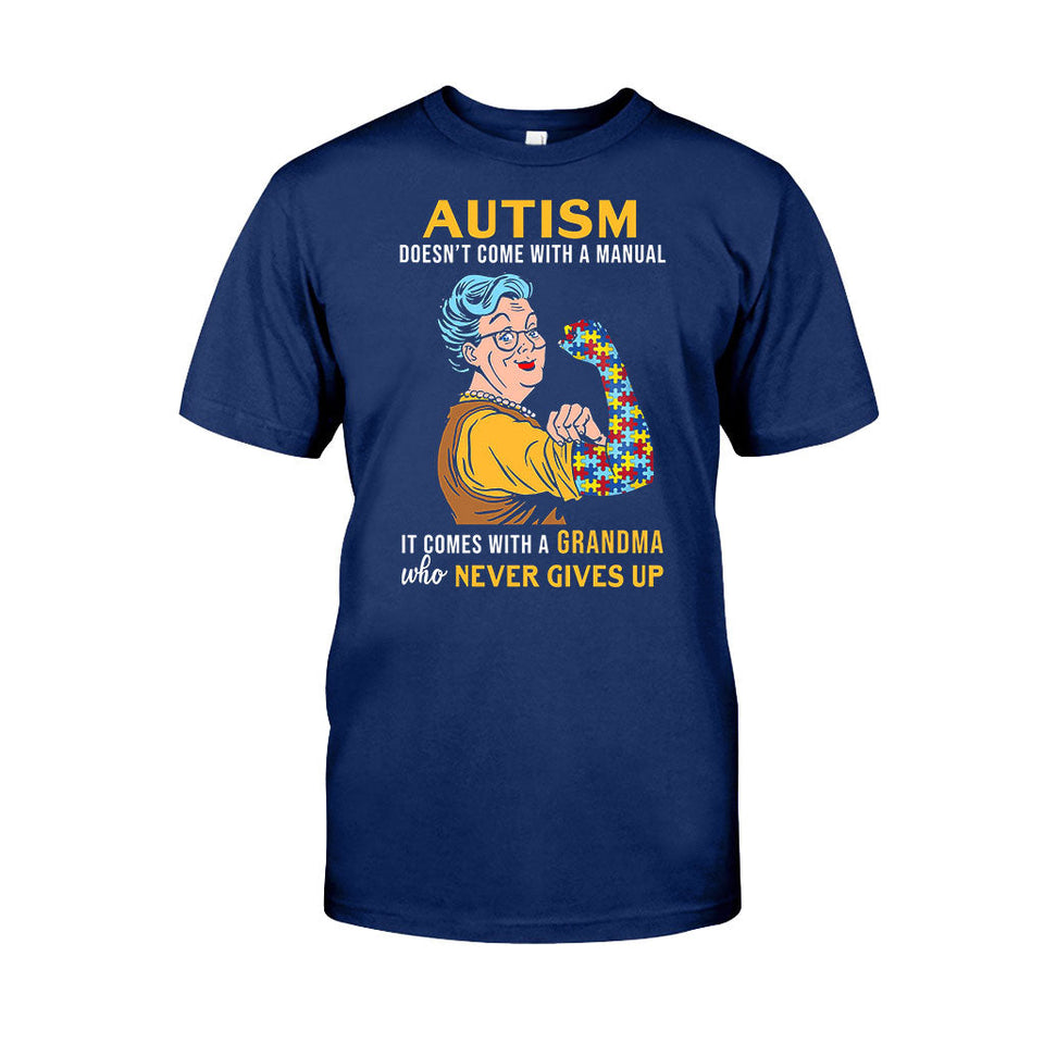 T-shirt et sweat à capuche « Ne jamais abandonner » pour la sensibilisation à l'autisme 112021