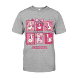 En octobre, on porte du rose - T-shirt et sweat à capuche personnalisés pour la sensibilisation au cancer du sein