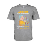 T-shirt et sweat à capuche « Ne jamais abandonner » pour la sensibilisation à l'autisme 112021
