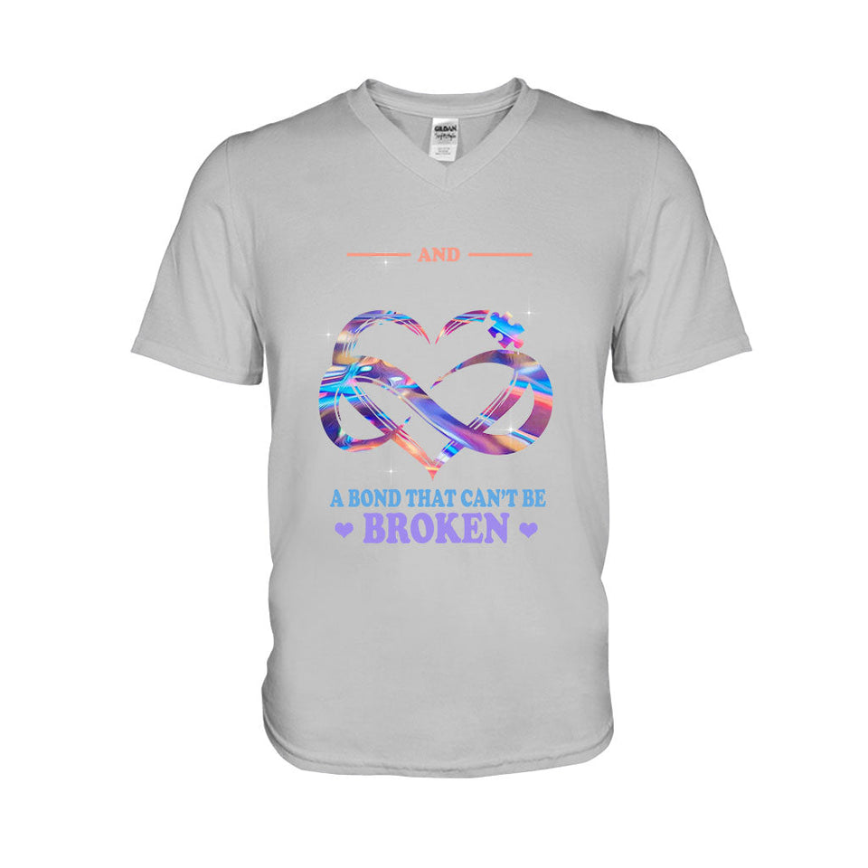 T-shirt et sweat à capuche personnalisés « Grand-mère et petit-fils » pour la sensibilisation à l’autisme