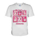 En octobre, on porte du rose - T-shirt et sweat à capuche personnalisés pour la sensibilisation au cancer du sein