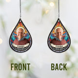 Conduis prudemment, je suis toujours avec toi - Ornement de voiture commémoratif personnalisé « Je suis toujours avec toi »