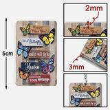 Whisper I Love You To A Butterfly - Personalized Memorial Keychain