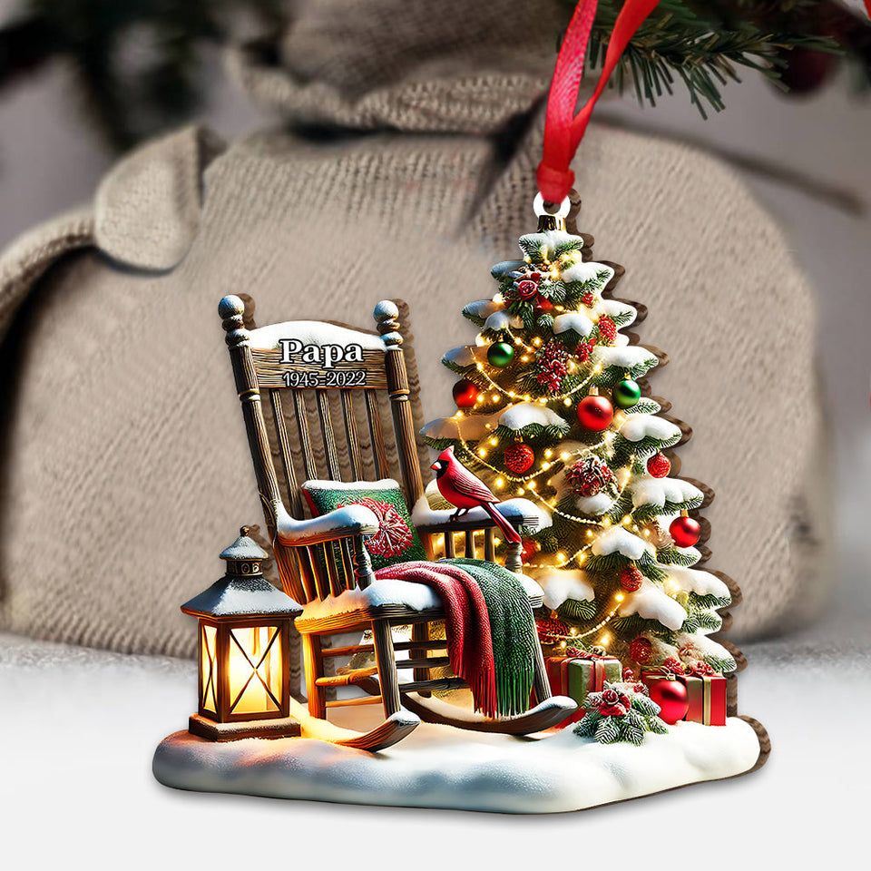 Christmas In Heaven - Personalized Memorial Ornament