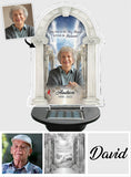En souvenir de - Lampe solaire commémorative personnalisée pour jardin