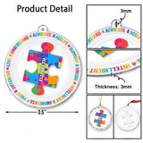 Love Understand - Ornement transparent personnalisé pour la sensibilisation à l'autisme