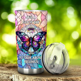 It's A Good Day To Talk About Feelings - Personalized Mental Health Awareness Tumbler