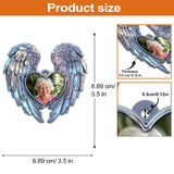 Forever In My Heart - Personalized Memorial Shaped Aluminium Ornament (Print On Both Side)