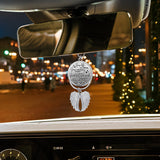 Your Life Was A Blessing - Personalized Memorial Wings Ornament