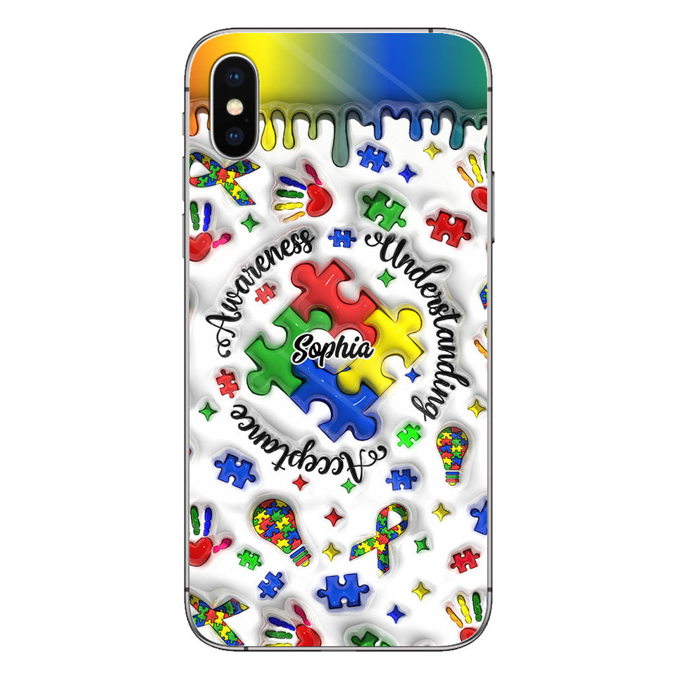 Autism Awareness - Personalized Autism Awareness Phone Case