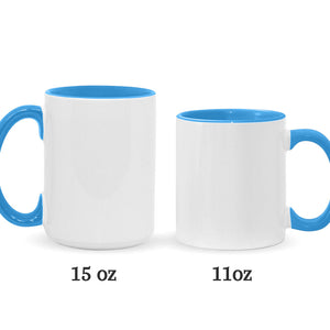 Mama Bear - Personalized Autism Awareness Accent Mug
