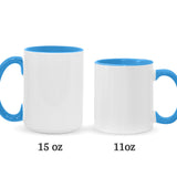 Mama Bear - Personalized Autism Awareness Accent Mug