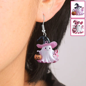 Sensibilisation au cancer du sein - Boucles d'oreilles personnalisées pour la sensibilisation au cancer du sein