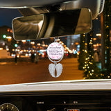 You Are Missed Each And Everyday - Personalized Memorial Wings Ornament