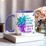 Mug de prévention du suicide : « Ce n’est pas grave si la seule chose que vous faites aujourd’hui est respirer ».