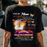 Pour mon âme, quel que soit mon titre au paradis, je cache mes larmes quand je prononce ton nom - T-shirt et sweat à capuche commémoratifs personnalisés