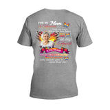 Pour mon âme, quel que soit mon titre au paradis, je cache mes larmes quand je prononce ton nom - T-shirt et sweat à capuche commémoratifs personnalisés