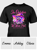 In October We Wear Pink - Personalized Breast Cancer Awareness T-shirt And Hoodie