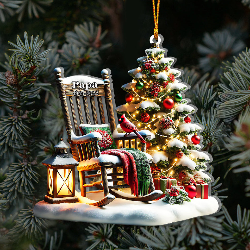 Christmas In Heaven - Personalized Memorial Ornament