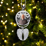 Your Life Was A Blessing - Personalized Memorial Wings Ornament