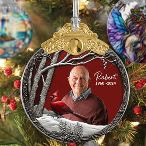 En souvenir de - Ornement commémoratif vintage personnalisé