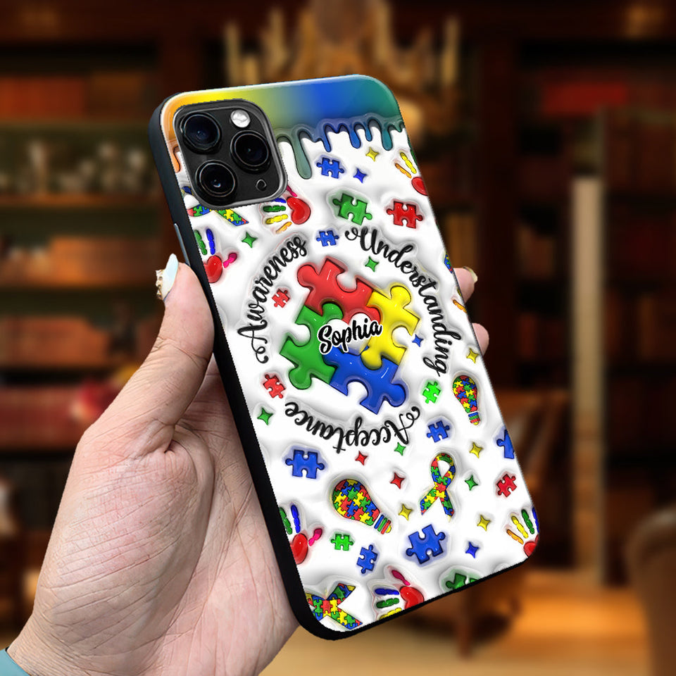 Autism Awareness - Personalized Autism Awareness Phone Case