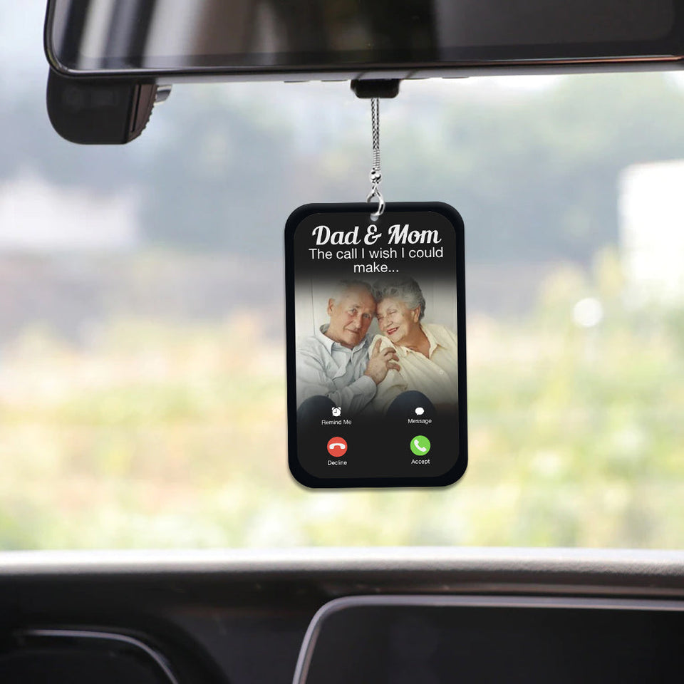 Drive Safe We Are Watching You From Heaven - Personalized Memorial Car Ornament