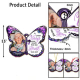 Your Wings Were Ready But My Heart Was Not - Personalized Memorial Ornament