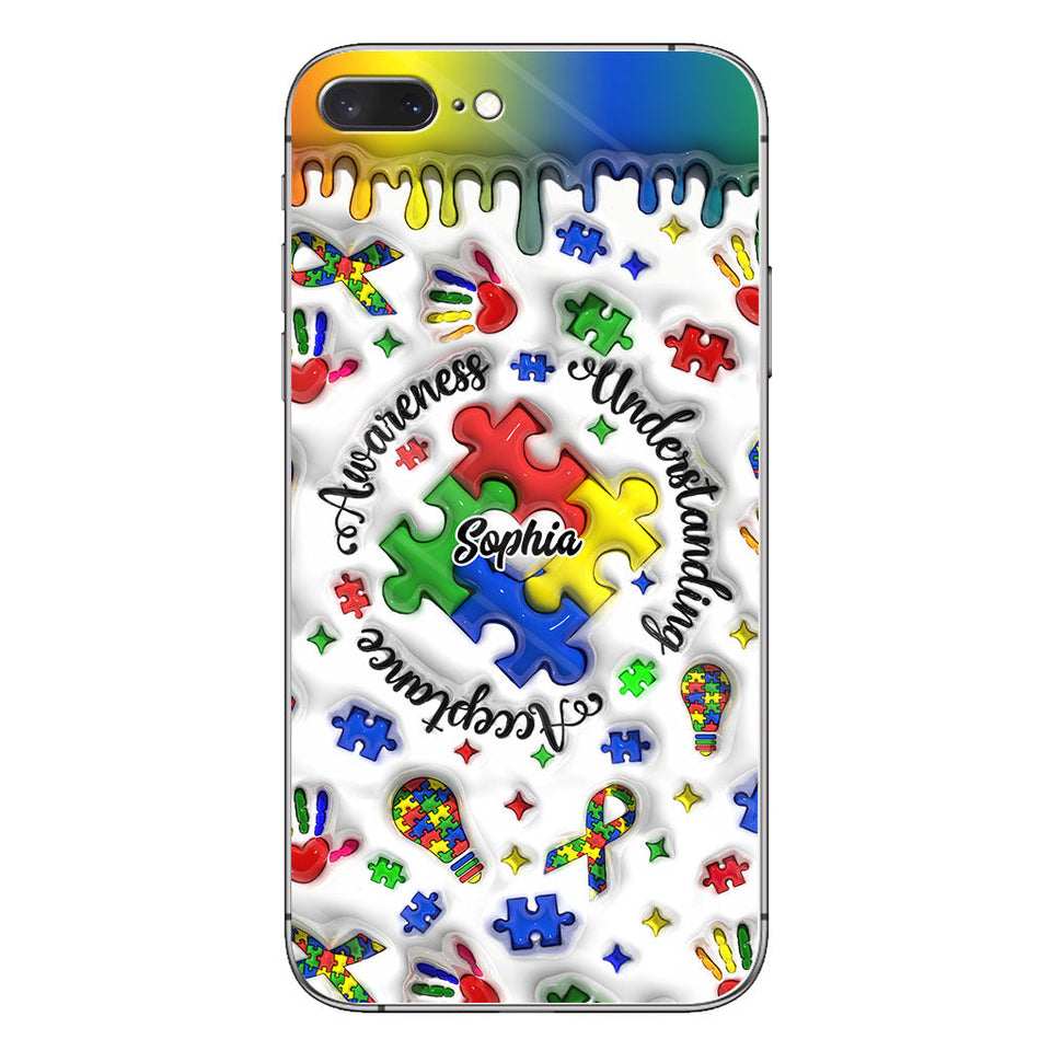 Autism Awareness - Personalized Autism Awareness Phone Case