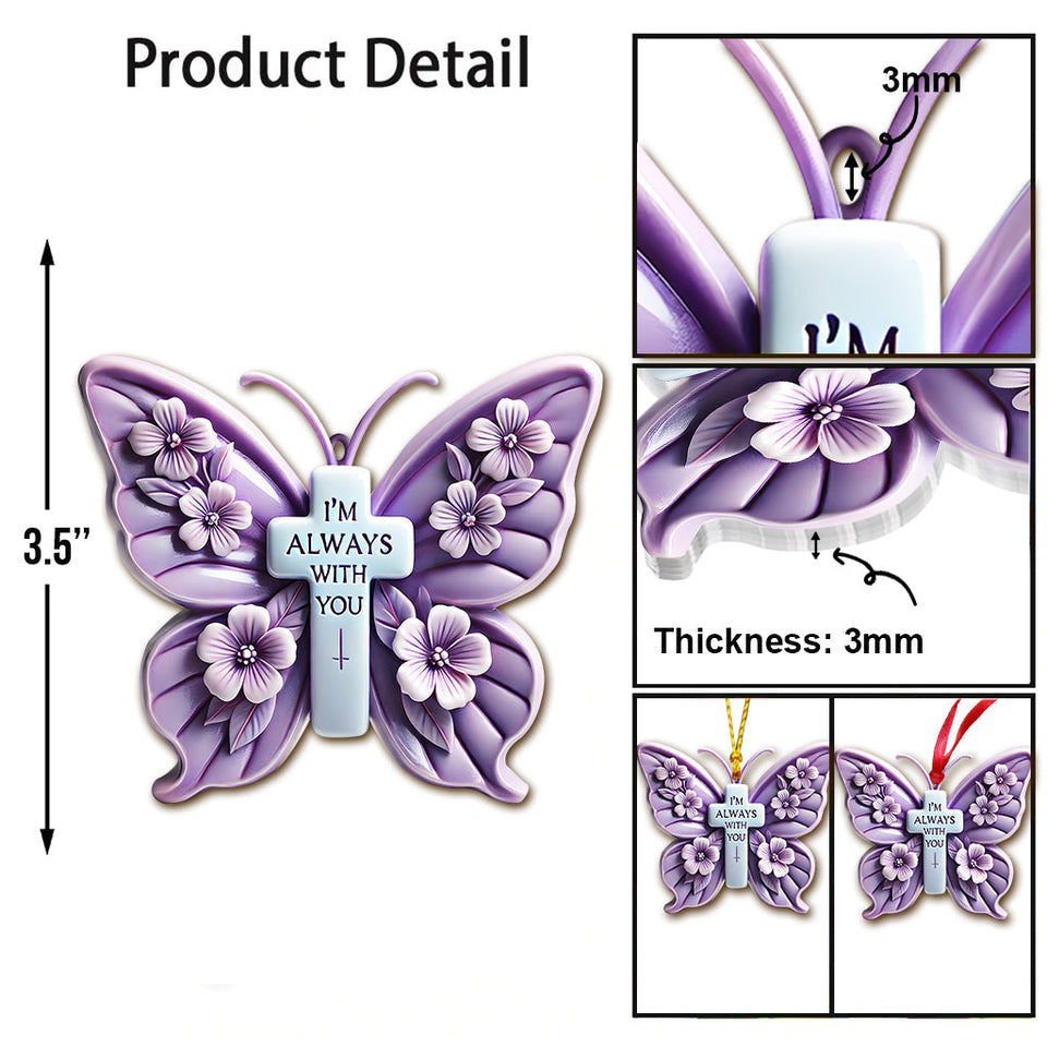 Je suis toujours avec toi - Ornement commémoratif personnalisé