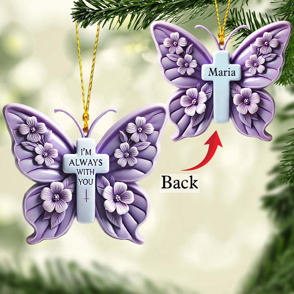 Je suis toujours avec toi - Ornement commémoratif personnalisé