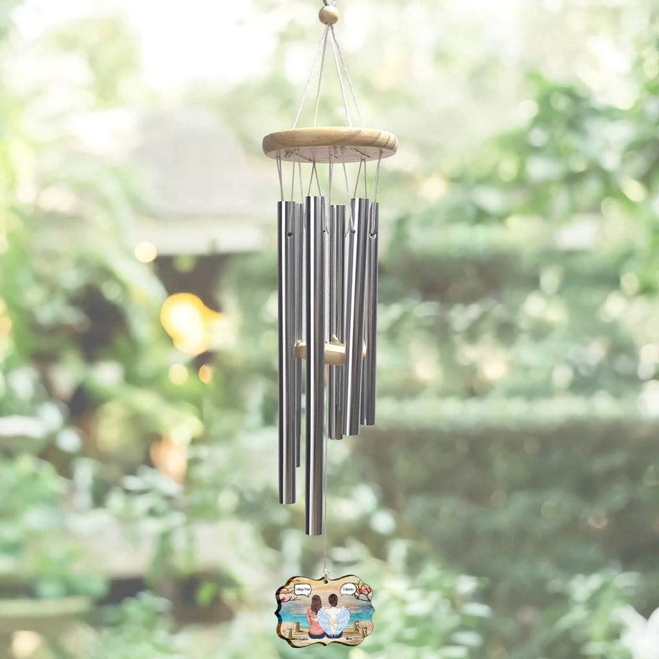 I Miss You I Know - Personalized Memorial Wind Chime
