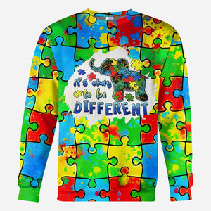 Its Ok To Be Different - Autism Awareness All Over Shirt